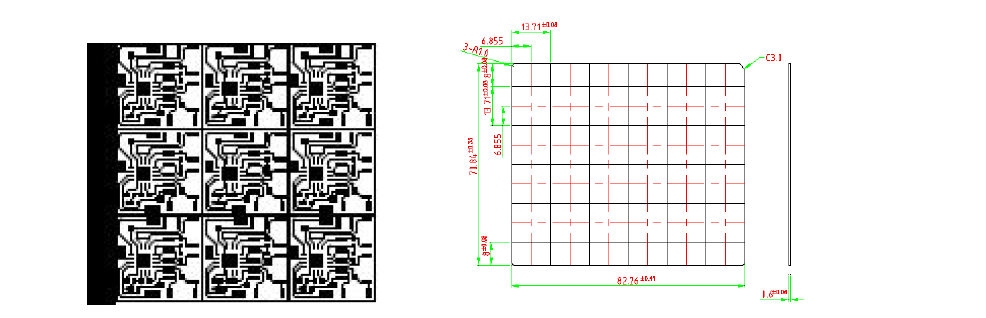 Hybrid circuit 패턴 및 설계도