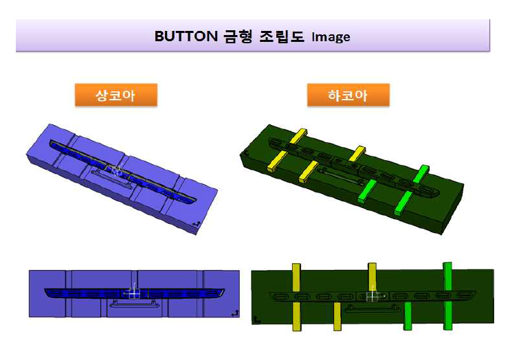 BUTTON(AVN_TOUCH) 금형조립도