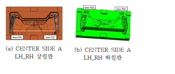 CENTER SIDE A LH & RH 금형 개선