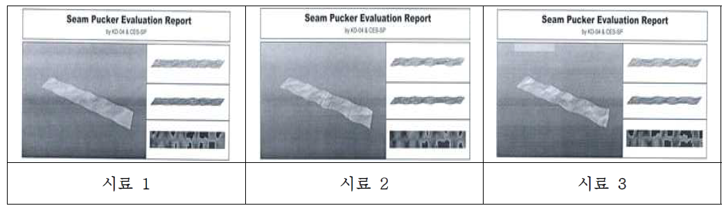 소재 심퍼커링 시험 이미지