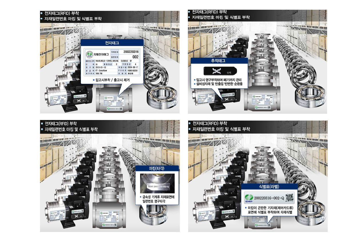 기자재 추적태그 설치 예