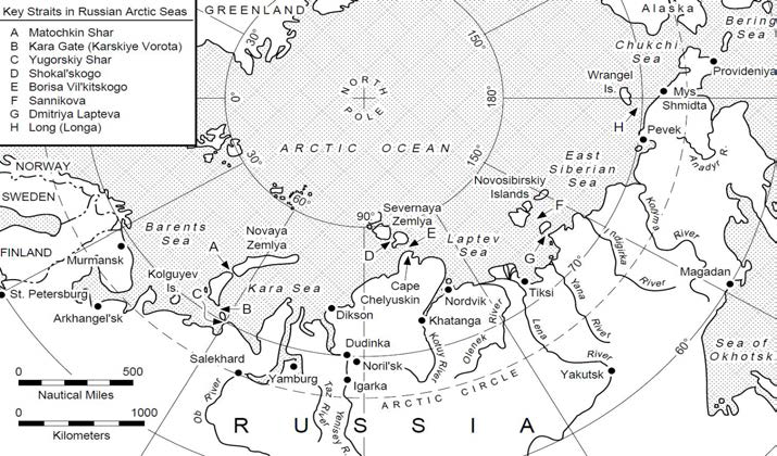 북극해 러시아 근해 지역