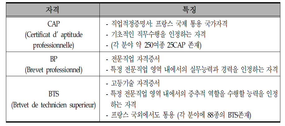 피부미용관련 자격제도