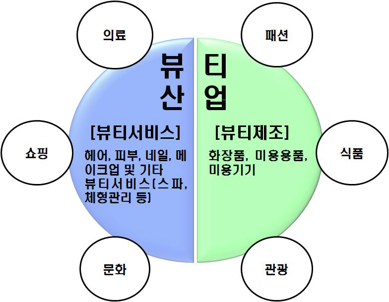 본 연구에서의 뷰티산업 범위