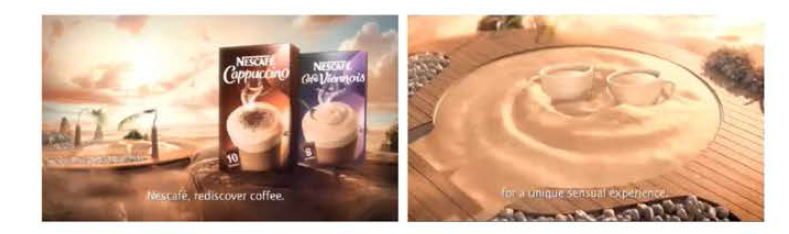 3D 애니메이션 광고 사례: Nescafe Cappuccino