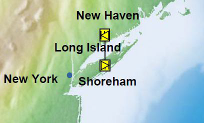 ConnecticutNew Haven과 New YorkLongIsland간 초고압직류송전해저케이블 및 광통신 케이블