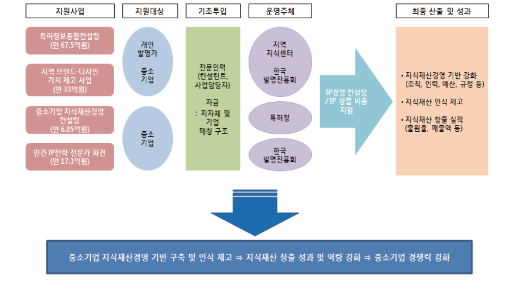 지역지식재산사업 개요도