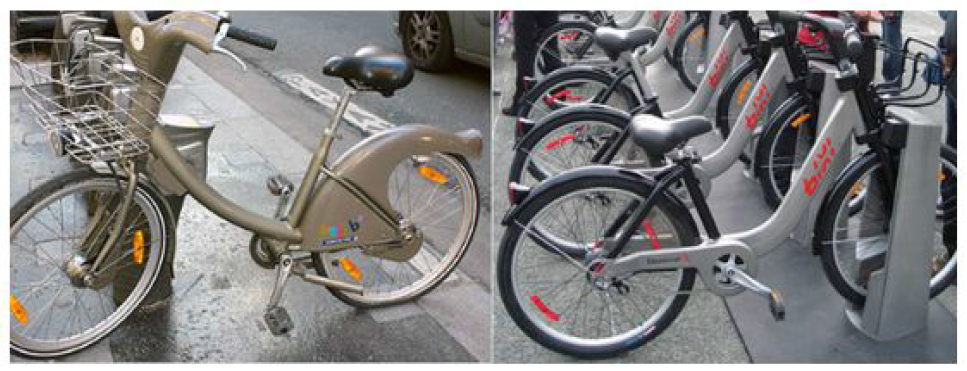 파리 Velib(좌) & 몬트리올 Bixi(우)