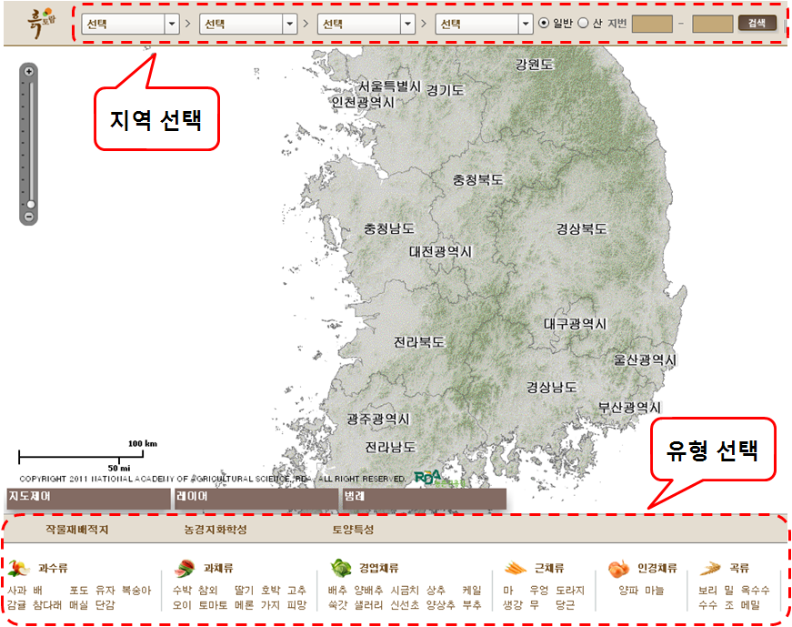 토양환경지도 이용