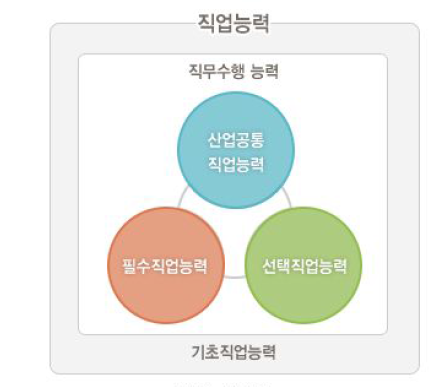 직업능력표준상의 직업능력의 구조