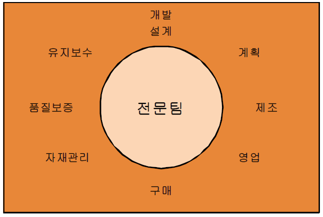 전문팀의 구성