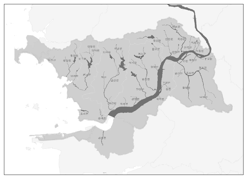 군산연안 하천현황