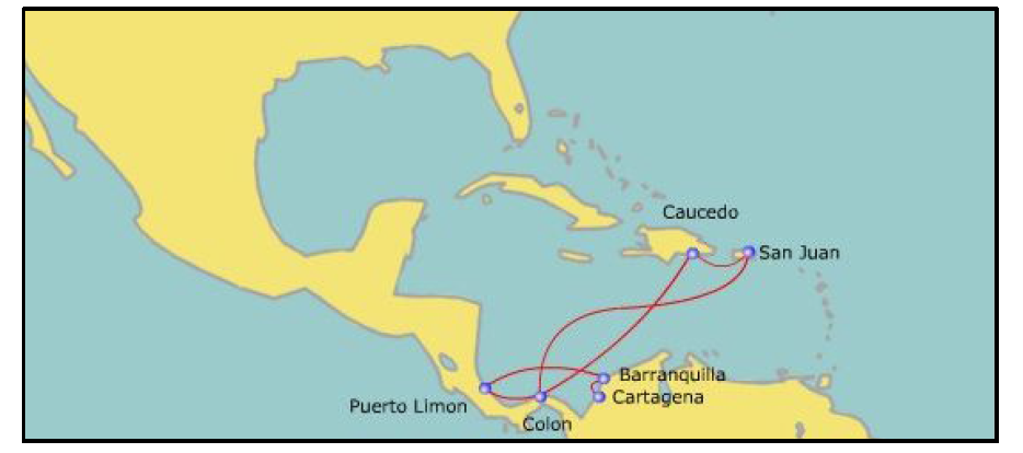 Caribbean Sea Regional Service/North