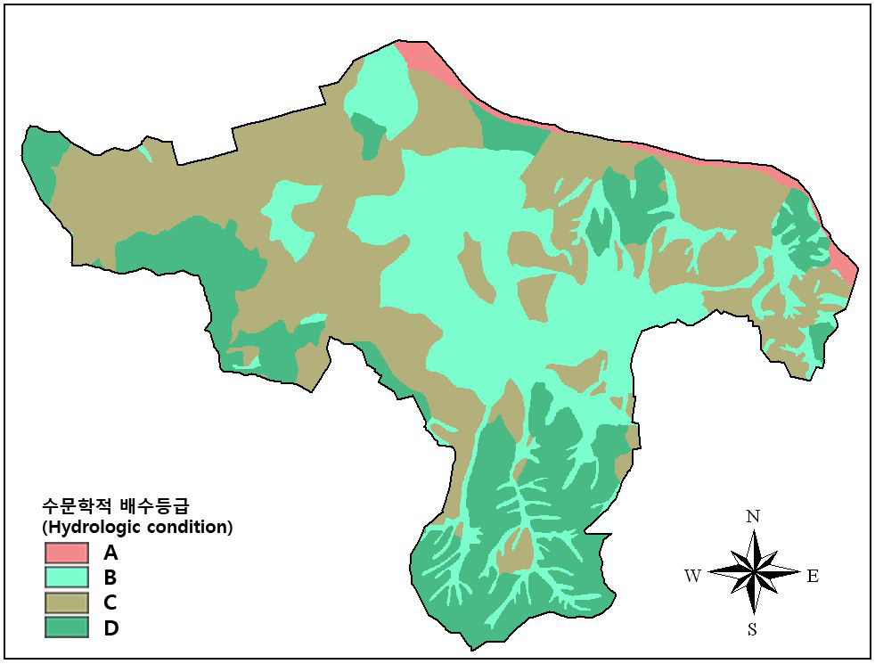 연제구 수문학적 토양군