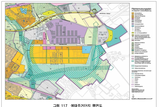 생태주거단지 평면도