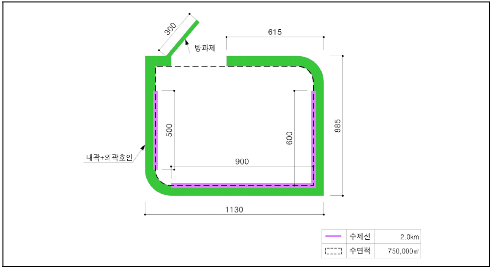 평면 1안 계획평면도