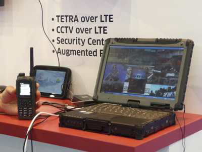 Alcatel-Lucent의 TETRA over LTE voice solution 시연