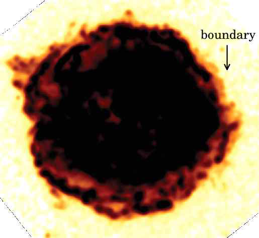 Chandra image (4.2–6.4 keV) of Cas A from Lett et al. (2014).