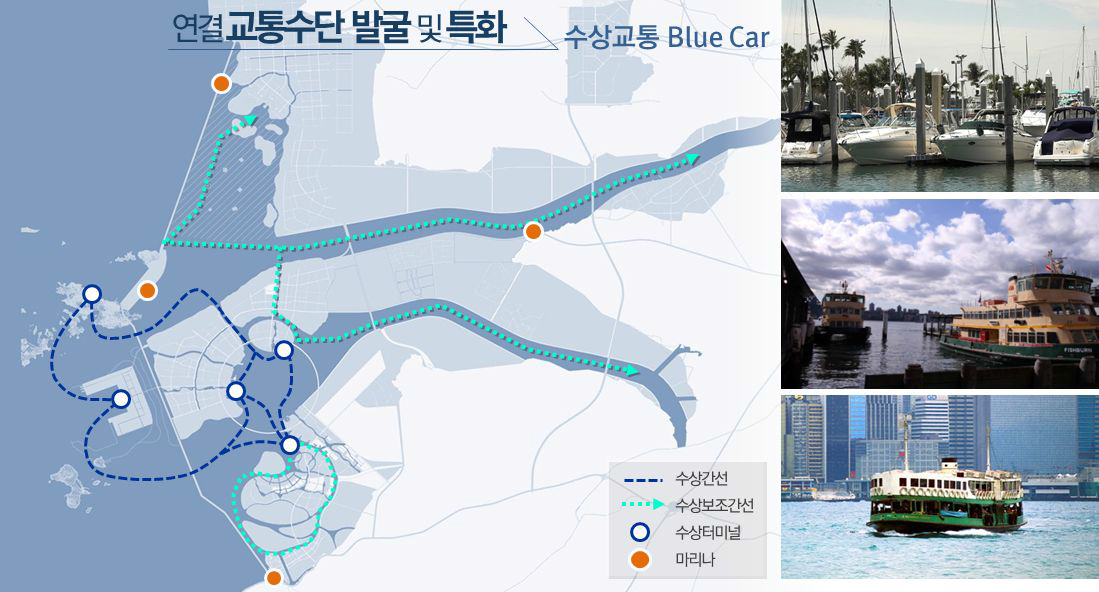 시나리오 2-2:주요지점 수상교통 연결