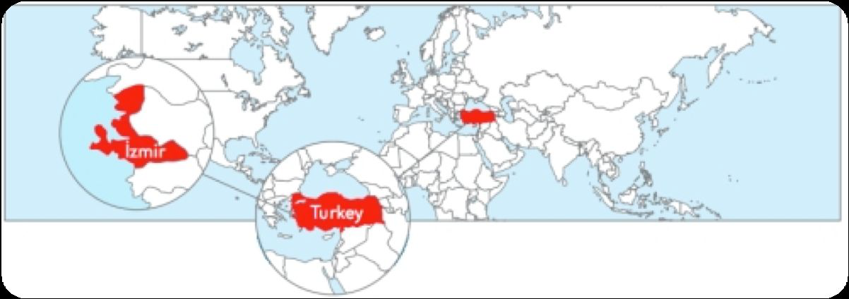 이즈미르 위치도