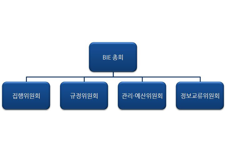 BIE 위원회의 구성