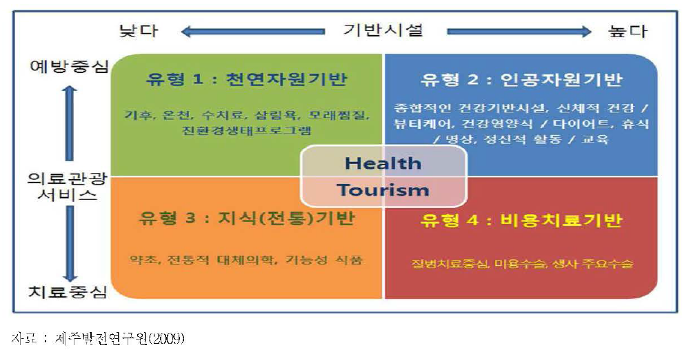 의료관광의 유형