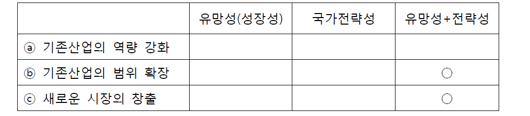 신소재․나노융합의 사업유형 평가