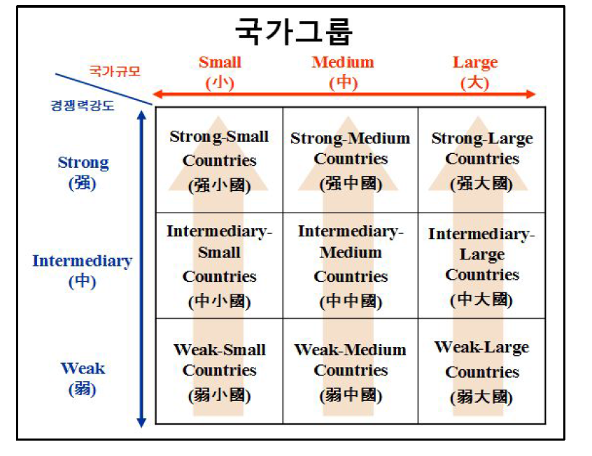 IPS의 국가 분류법