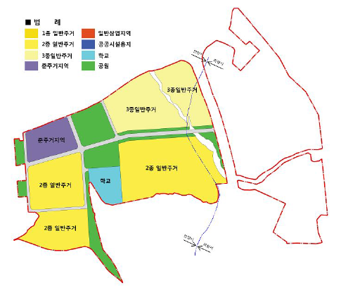 현 교정시설부지 개발 토지이용계획 대안 2-2