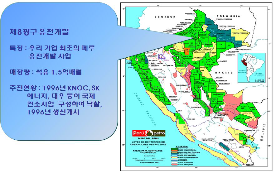 페루 8광구 사업현황