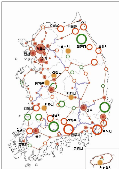 국가자전거도로 골격구상