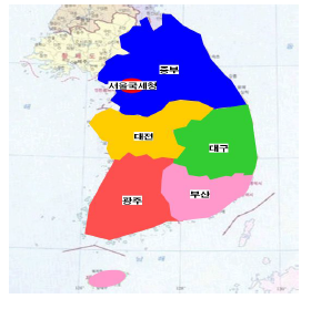 광역 세무행정권역