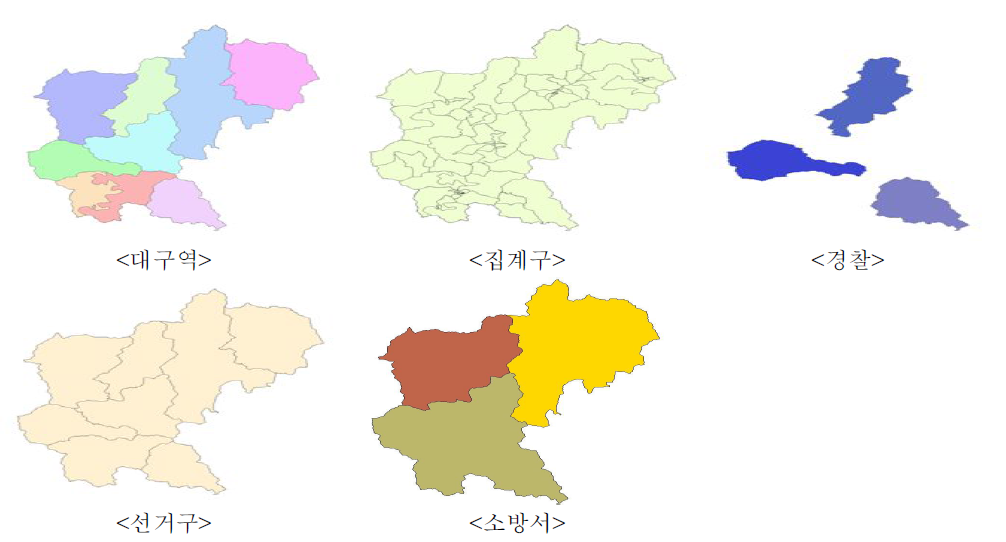 평창군 권역설정현황