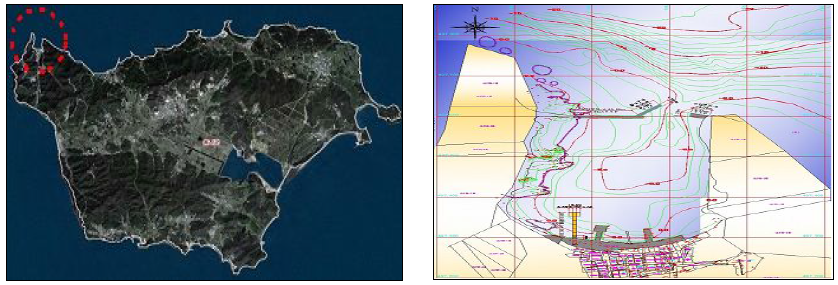 두무진항 위치도 및 사업부지