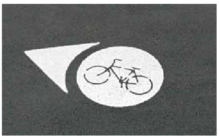 1세대 bicycle boulevard pavement marking