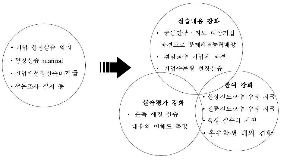 현장실습 강화 전략