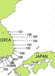 국립수산과학원의 관측 정선