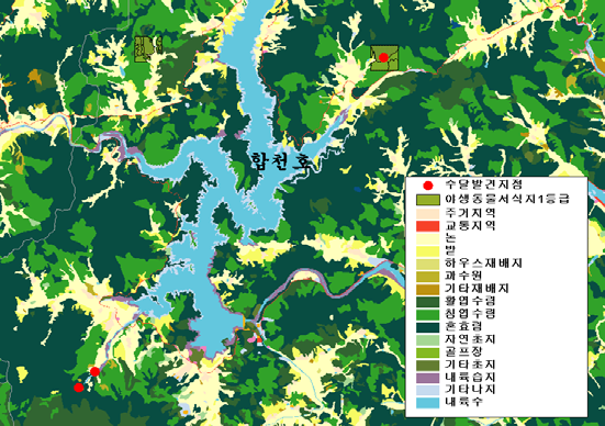 생태․자연도 작성지침에 따른 수달의 서식지 평가 사례