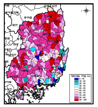 낙동강 비점기여율 (TN)