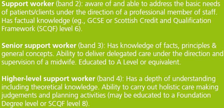 국가자격체계(NVQ)를 반영한 NHS의 경력개발경로