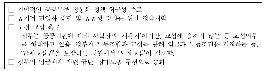 양대노총 공대위 3월 22일 공공노동자 결의대회 의미와 목표