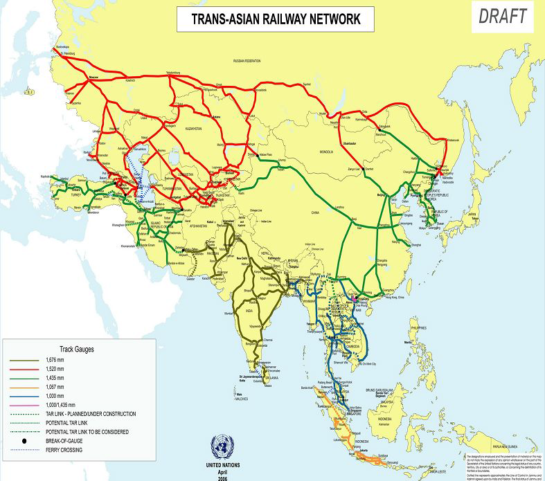 아시아 횡단철도(Trans-Asian Railway)