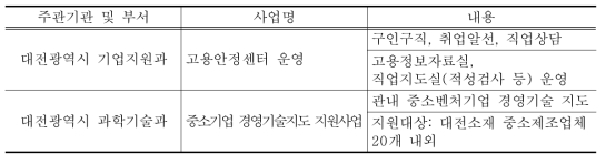 대전 R&D특구 인력지원제도