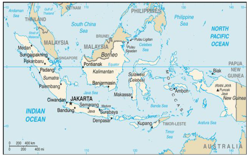 인도네시아 위치
