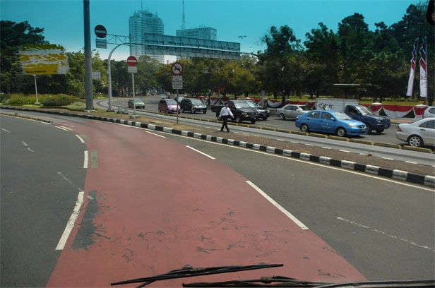 인도네시아 자카르타 BRT전용도로현황
