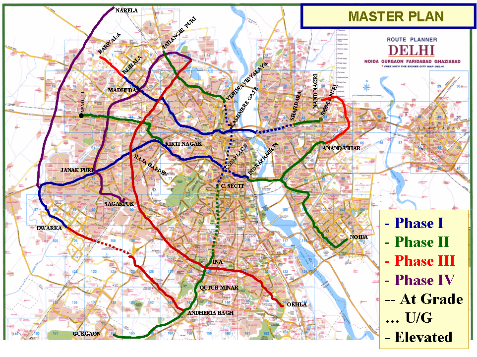 델리 메트로 마스터 플랜