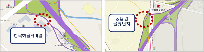 물류시설과 고속도로 접근성 개선 검토사례