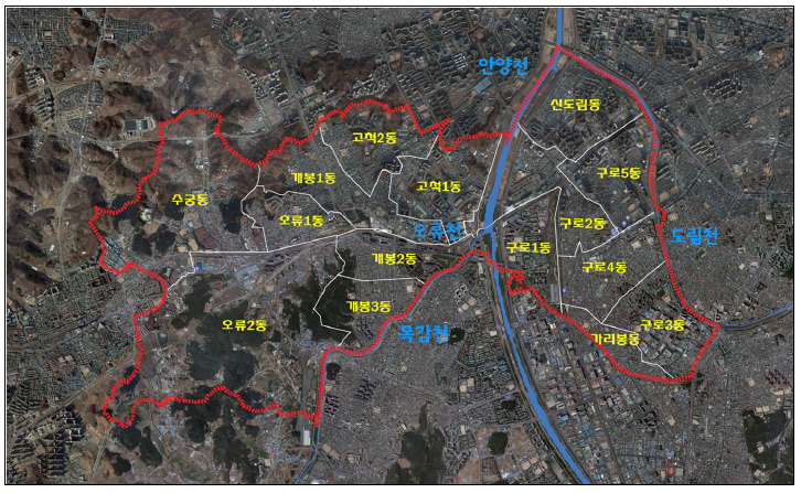 구로구 위치도