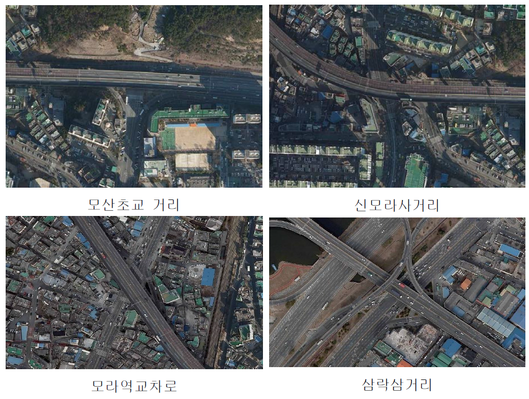 사상구 대상지역 교통사고 잦은지점 위성사진