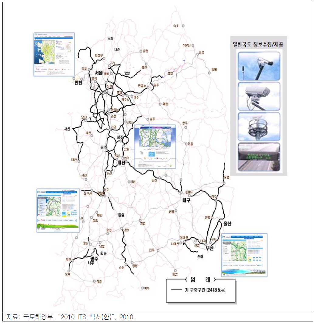 일반국도 교통관리서비스 제공현황